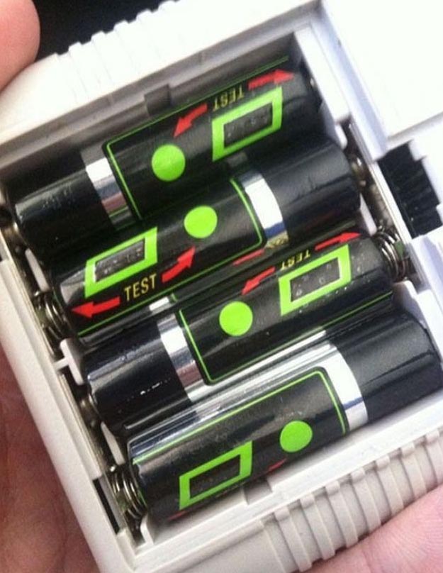 Батарейки с проверкой заряда